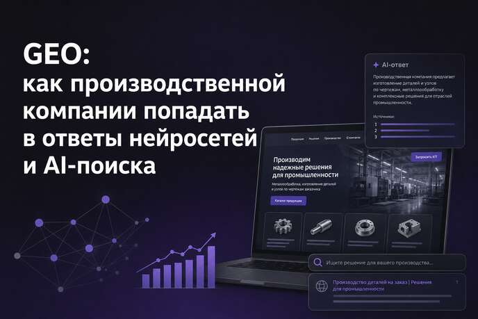 GEO: как производственной компании попадать в ответы нейросетей и AI-поиска